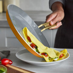 Stanley Tucci™ Ceramic Nonstick 10" Crepe and Omelette Pan | Roma Gold
