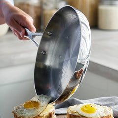 Valencia Pro Stainless Steel Uncoated 12" Frypan