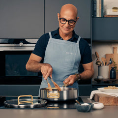 Stanley Tucci™ Mixed Material Stainless Steel 11-Piece Cookware Set