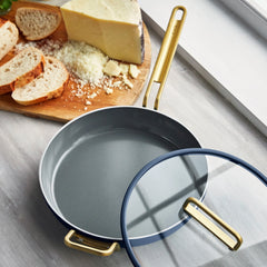 Stanley Tucci™ Ceramic Nonstick 4-Piece Frypan Set | Marino Blue