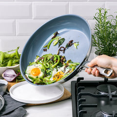 Treviso Ceramic Nonstick Stainless Steel 10-Piece Cookware Set