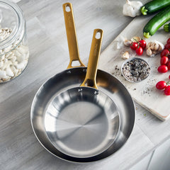 Reserve Stainless Steel 8", 10" and 12" Frypan Set