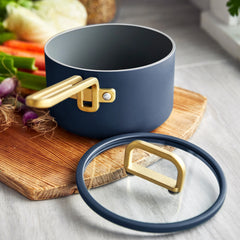 Stanley Tucci™ Ceramic Nonstick 6-Piece Cookware Set | Marino Blue