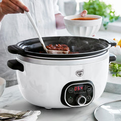 GreenLife Healthy 8-Quart Slow Cooker | White
