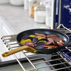 Reserve Pro Ceramic Nonstick 8", 10" and 12" Frypan Set | Black