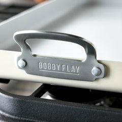 Bobby Flay by GreenPan Professional Ceramic Nonstick 18" x 11" Double Burner Griddle | Cream