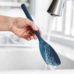 Platinum Silicone Sauté Spoon | Navy