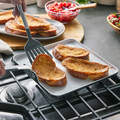 Bobby Flay by GreenPan Professional Ceramic Nonstick 11" Square Griddle | Graphite