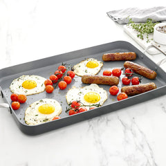 Valencia Pro Ceramic Nonstick 18" x 11" Double Burner Griddle