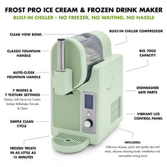 Frost Pro 16-in-1 Ice Cream, Gelato & Frozen Drink Maker | Pistachio