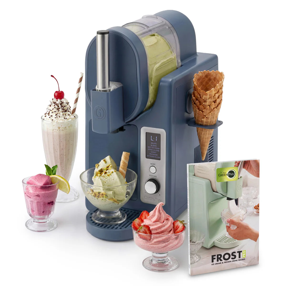 Frost Pro 16-in-1 Ice Cream, Gelato & Frozen Drink Maker | Berry