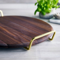 Stanley Tucci™ 20" x 18" Walnut Pizza & Serving Board