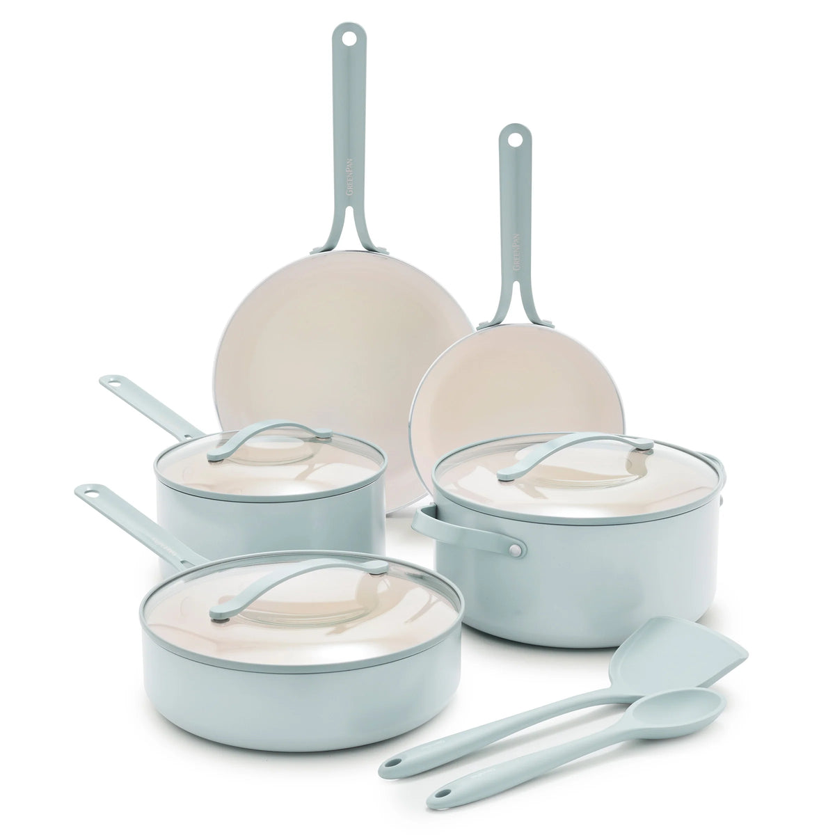 Nova Gallery Ceramic Nonstick 10-Piece Cookware Set | Coastline