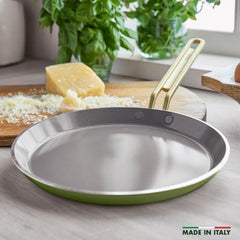 Stanley Tucci™ Ceramic Nonstick 10" Crepe and Omelette Pan | Tuscan Olive