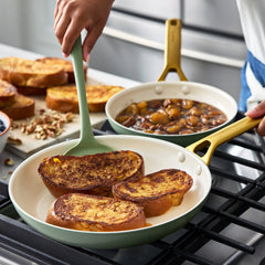 Reserve Pro Ceramic Nonstick 8", 10" and 12" Frypan Set | Sage