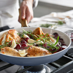 Reserve Pro Ceramic Nonstick 10" and 12" Frypan Set | Ocean