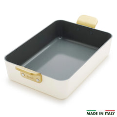 Stanley Tucci™ Ceramic Nonstick Lasagna Pan | Carrara White