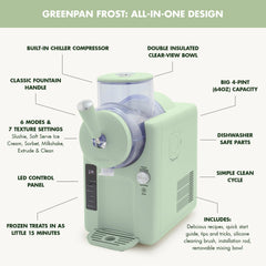 Frost Classic 15-in-1 Ice Cream & Frozen Drink Maker | Pistachio