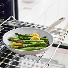 Dover Ceramic Nonstick 12-Piece Cookware Set | Taupe