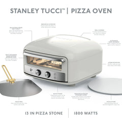 Stanley Tucci™ Indoor and Outdoor Pizza Oven | Carrara White