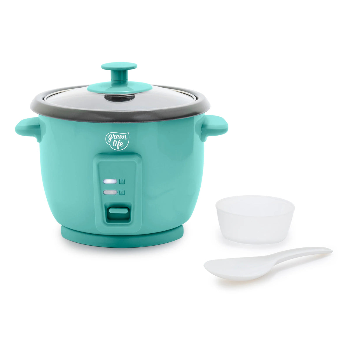 GreenLife 6-Cup Rice Cooker | Turquoise