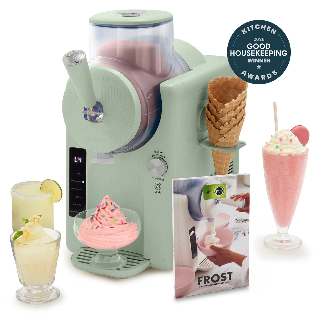 Frost Classic 15-in-1 Ice Cream & Frozen Drink Maker | Pistachio
