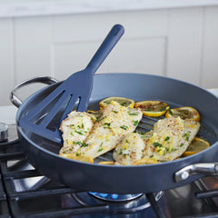 Platinum Silicone Fish Turner | Navy