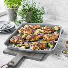 Premiere Ovenware Ceramic Nonstick 5-Piece Set | Gray