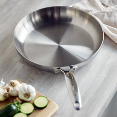 Valencia Pro Stainless Steel Uncoated 12" Frypan
