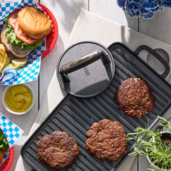 Bobby Flay by GreenPan 6.5" Cast Iron Round Grill Press
