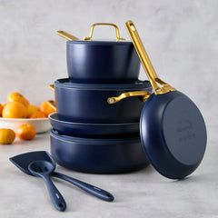 Reserve Pro Ceramic Nonstick 11-Piece Cookware Set | Twilight