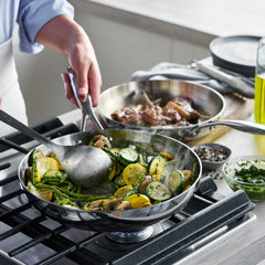 Valencia Pro Stainless Steel Uncoated 17-Piece Cookware Set