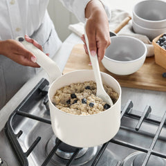 Rio Advanced Ceramic Nonstick 12-Piece Cookware Set | Cream
